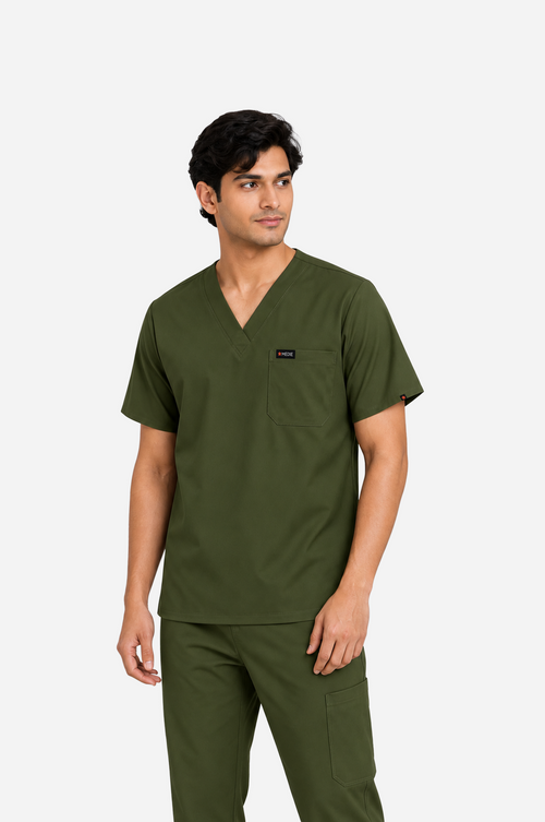 Atlas V-Neck Men's Scrub Top