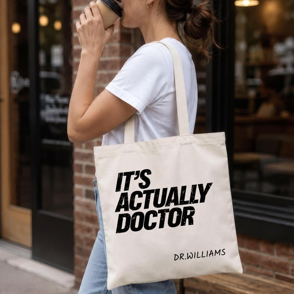 It’s Actually Doctor Tote Bag
