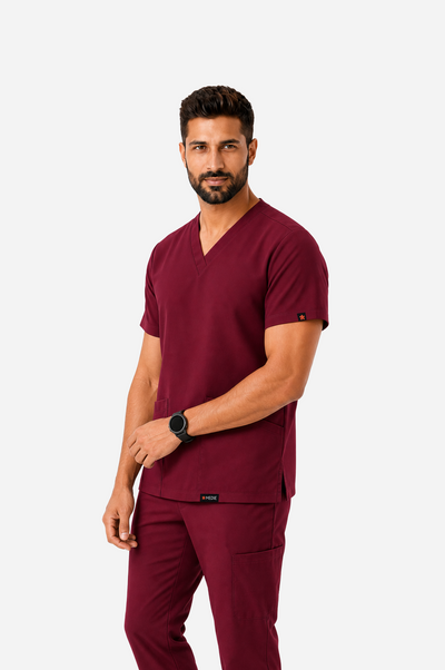 Verve V-Neck Men's Scrub Top