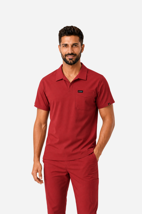 Drift Polo Men’s Scrub Top