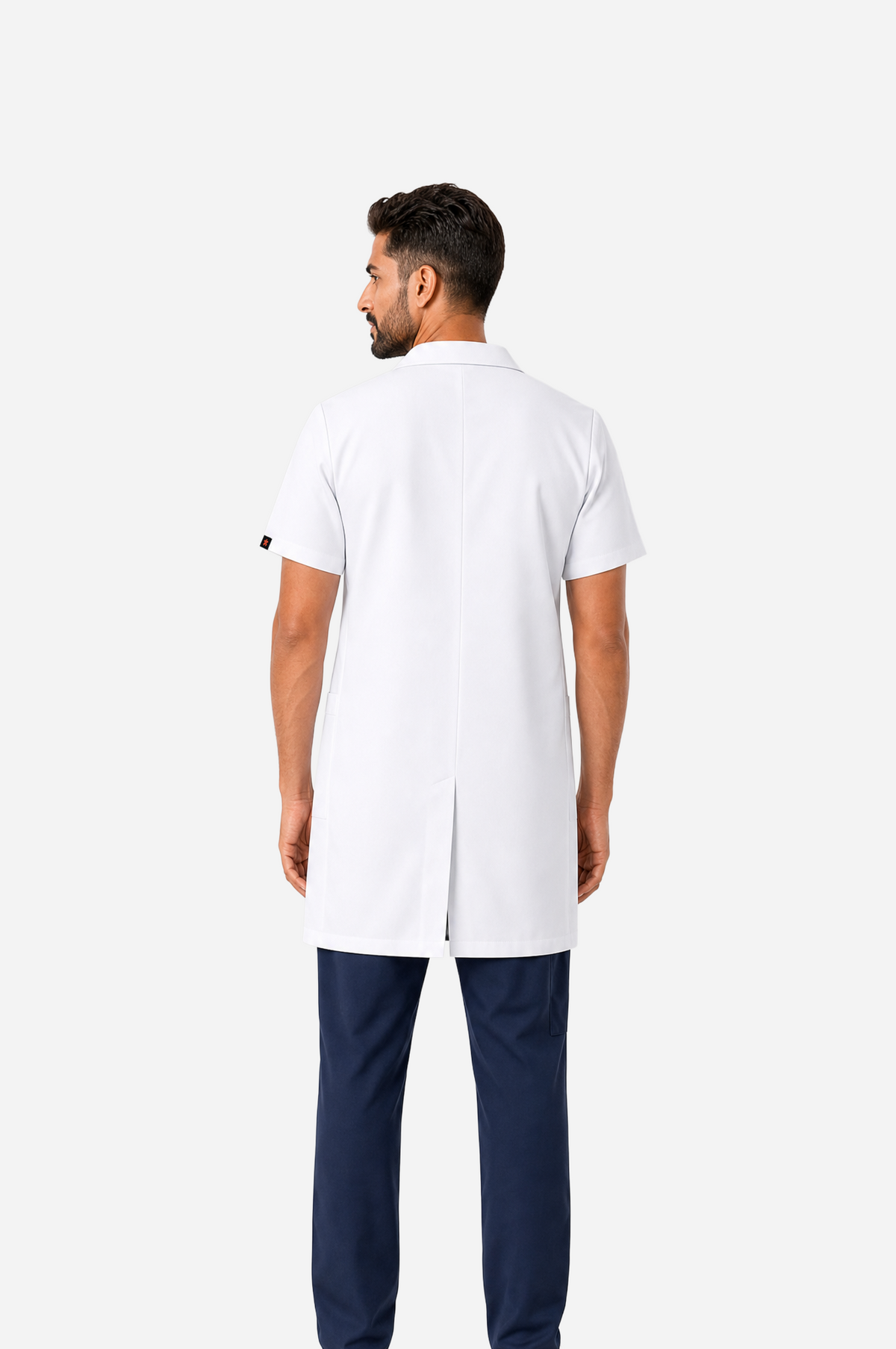 Men's Classic Short Lab Coat
