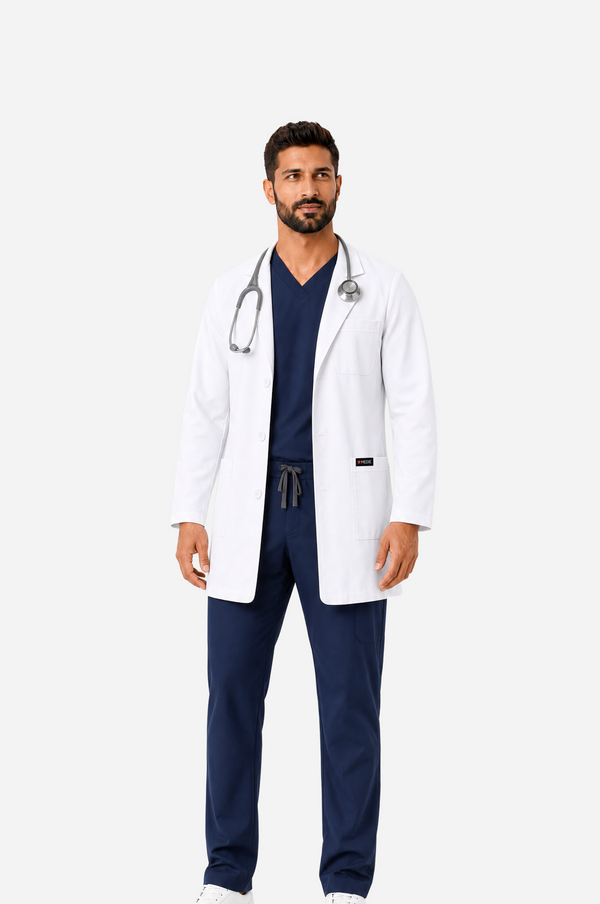 Men’s Signature Long Lab Coat